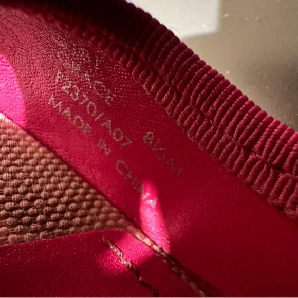 Coach Grace Watercolor straw wedge sandals multicolored Y2K Size 8.5 - Picture 10 of 11